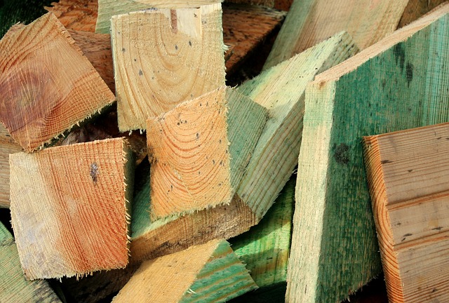 dřevo stavební materiál